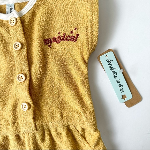 Charlotte & Star Terry Romper - Picture 3 of 6